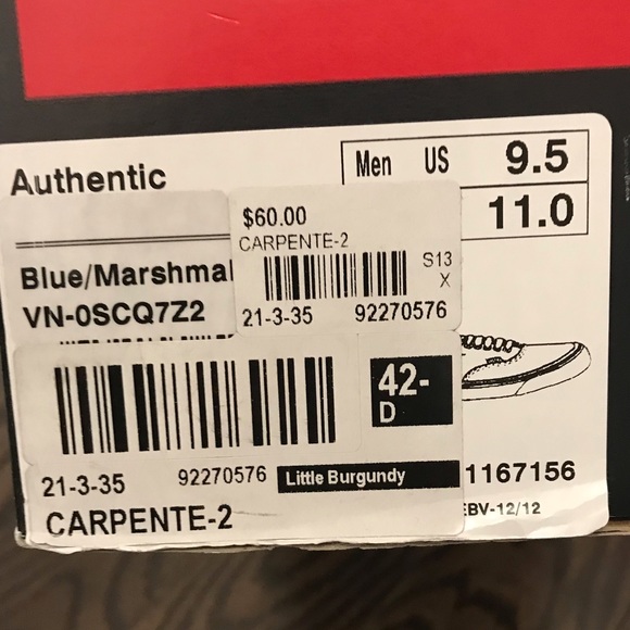 Off the wall navy vans - Picture 6 of 6